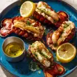 The Easiest 4-Ingredient Grilled Lobster Tails with Lemon Garlic Butter