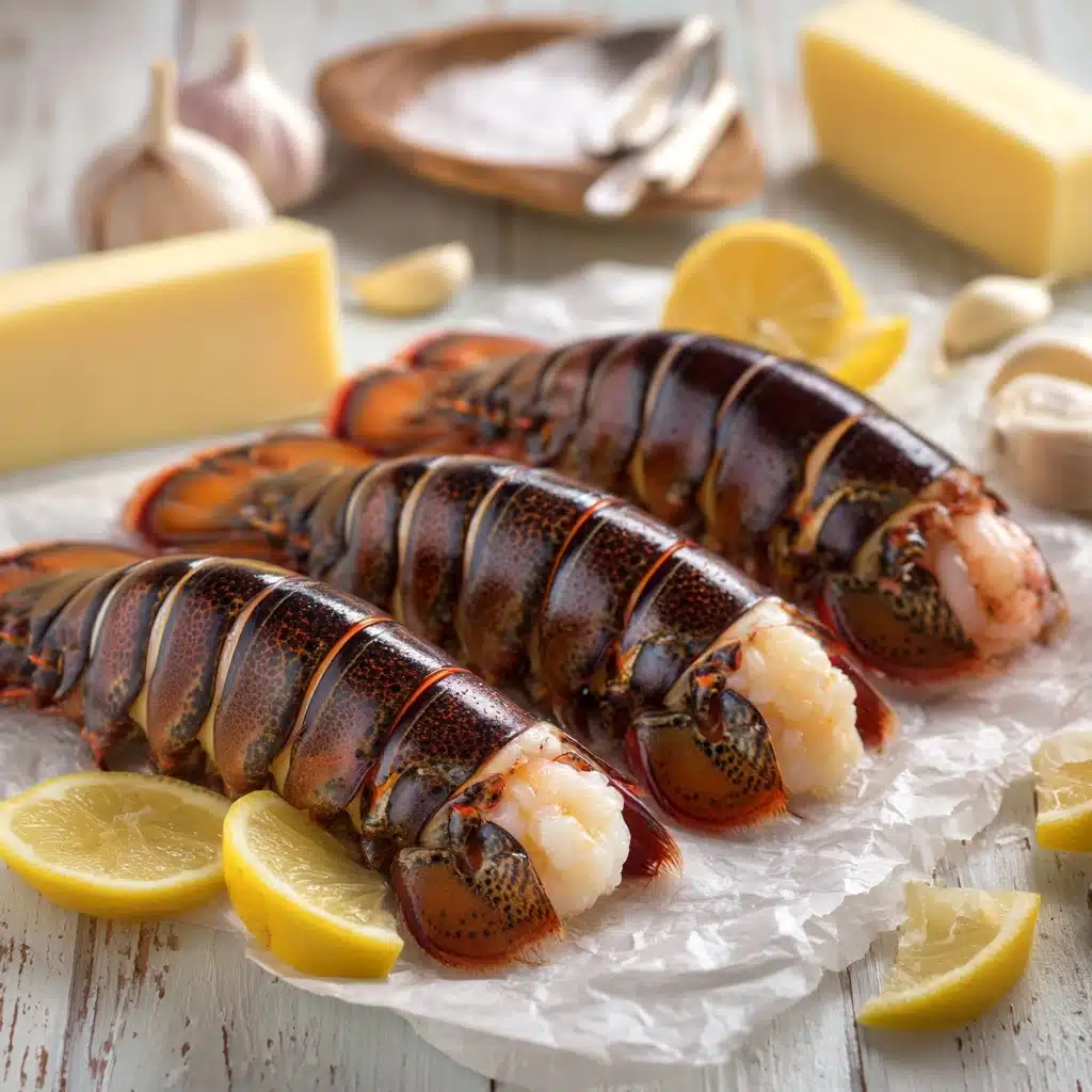 The Easiest 4-Ingredient Grilled Lobster Tails with Lemon Garlic Butter
 - Recipe Image