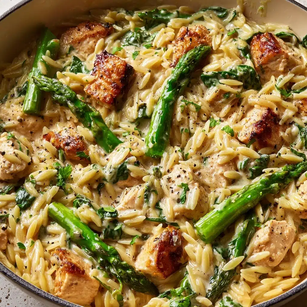 One Pot Chicken Orzo Recipe - Recipe Image
