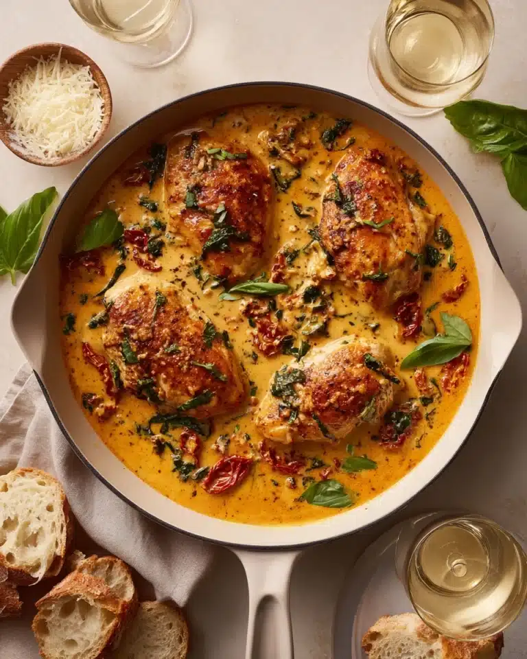Marry Me Chicken (In a Sun-Dried Tomato Cream Sauce) Recipe
