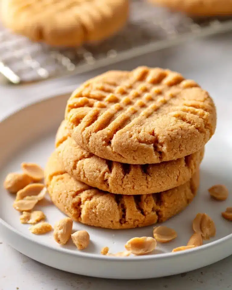 3 Ingredient Sugar Free Peanut Butter Cookies Recipe
