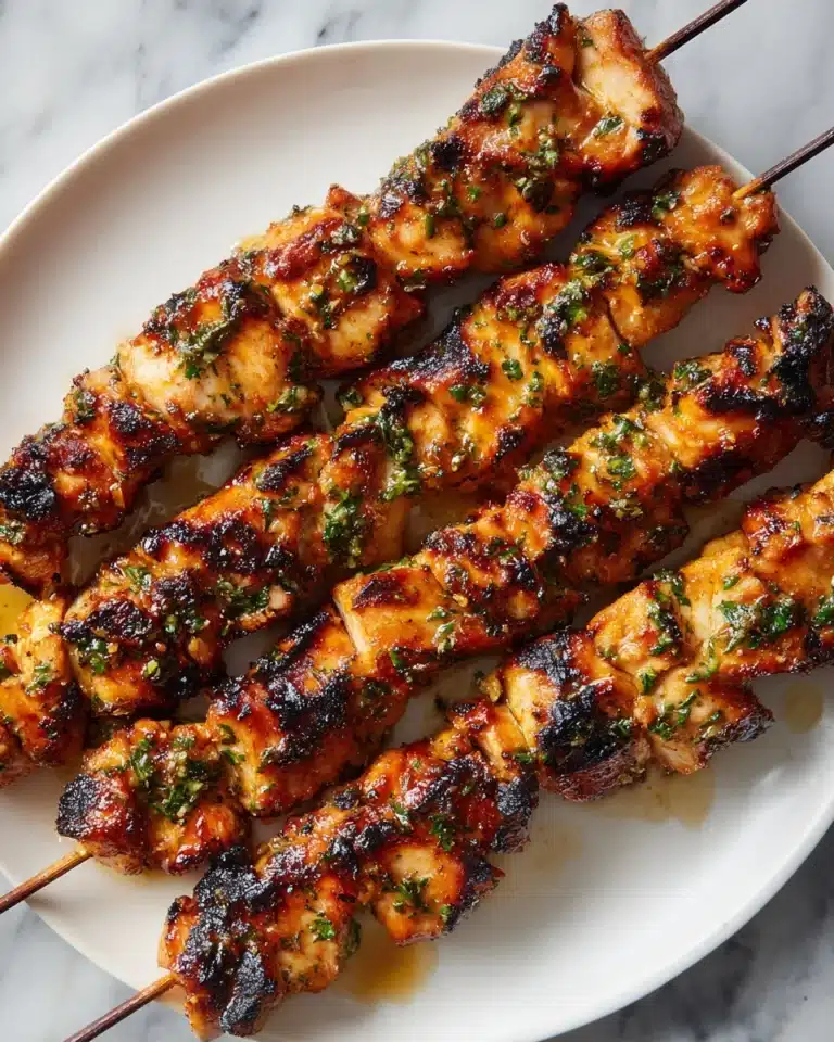 Air Fryer Chicken Skewers Recipe