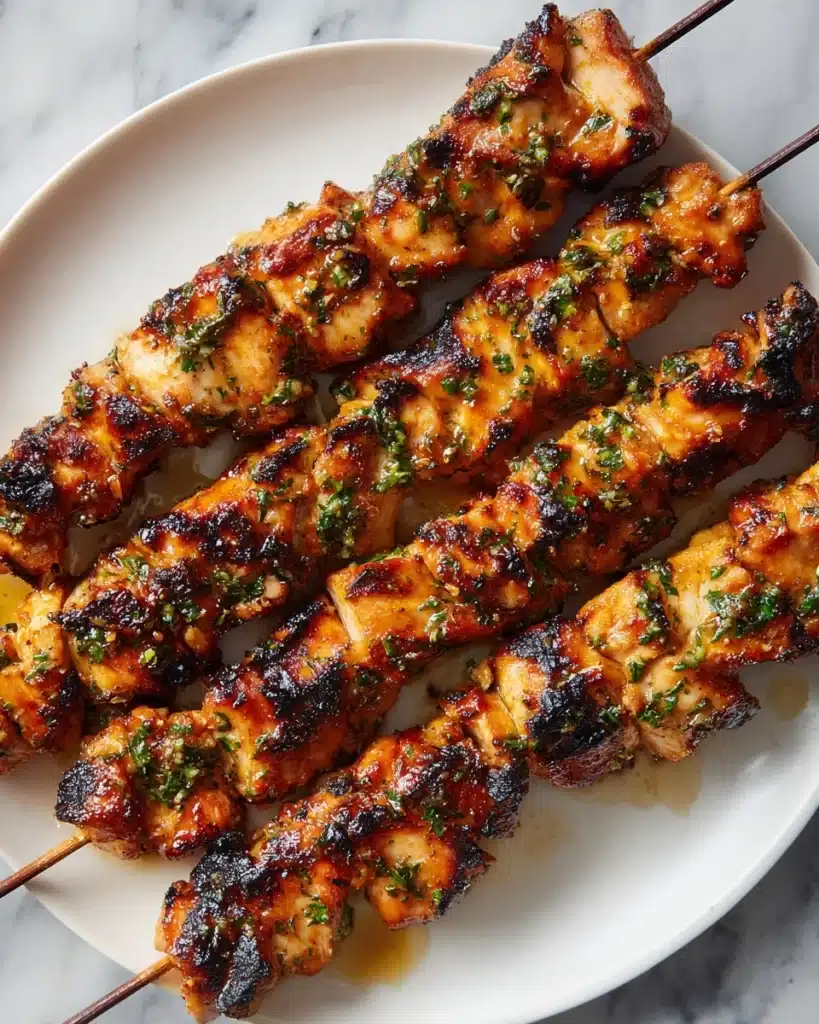 Air Fryer Chicken Skewers Recipe