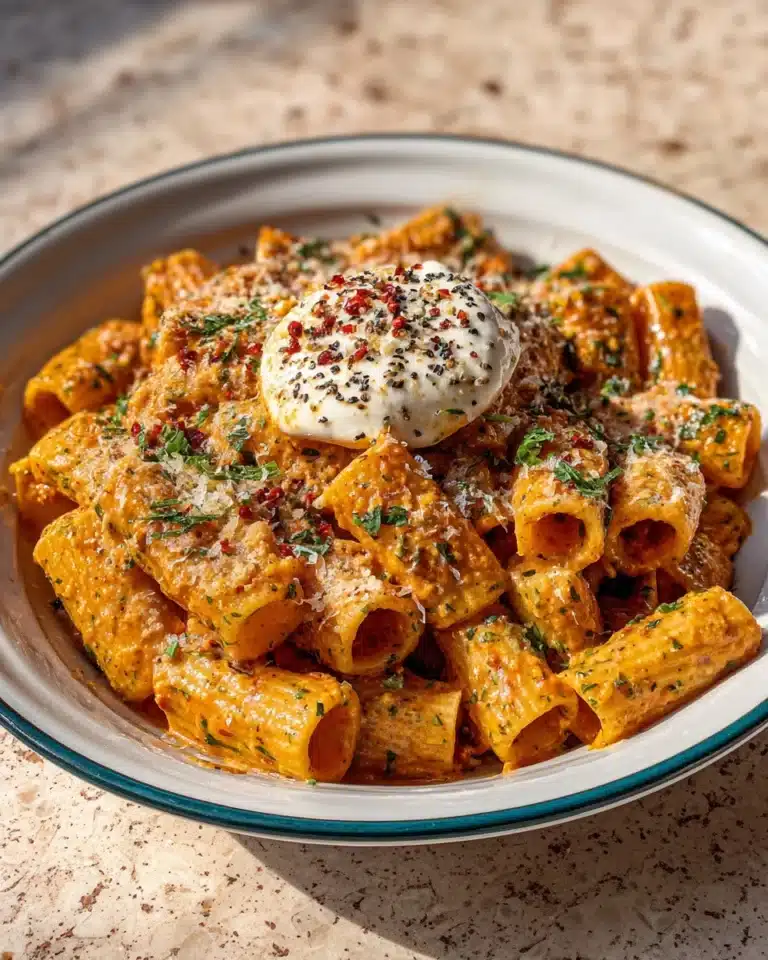 Creamy Tomato Garlic Pasta Recipe