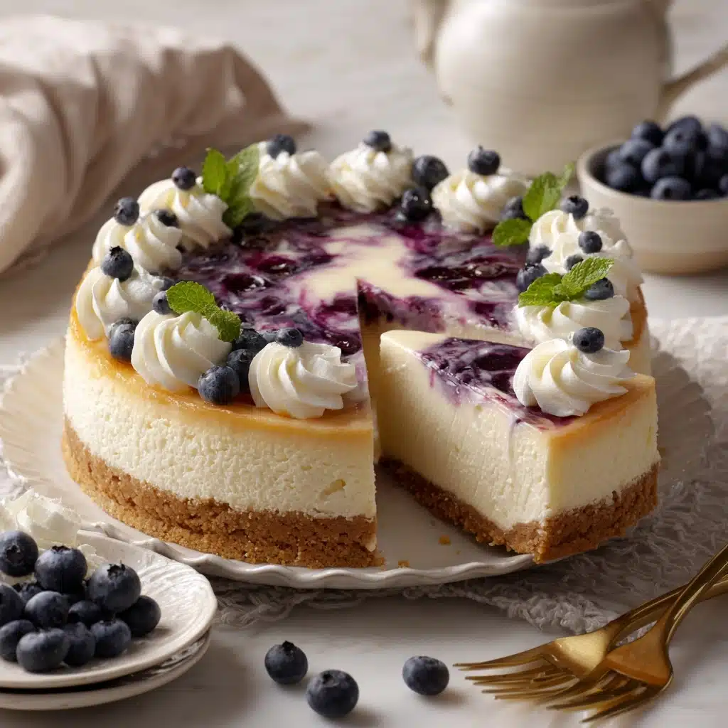 No Bake Blueberry Pie Recipe - Recipe Image