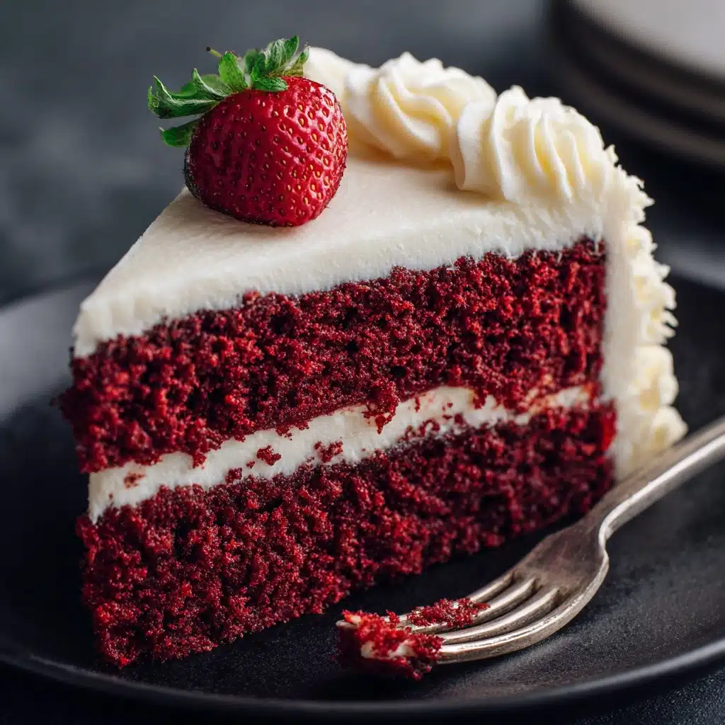 Red Velvet Cake with Cream Cheese Frosting Recipe - Recipe Image