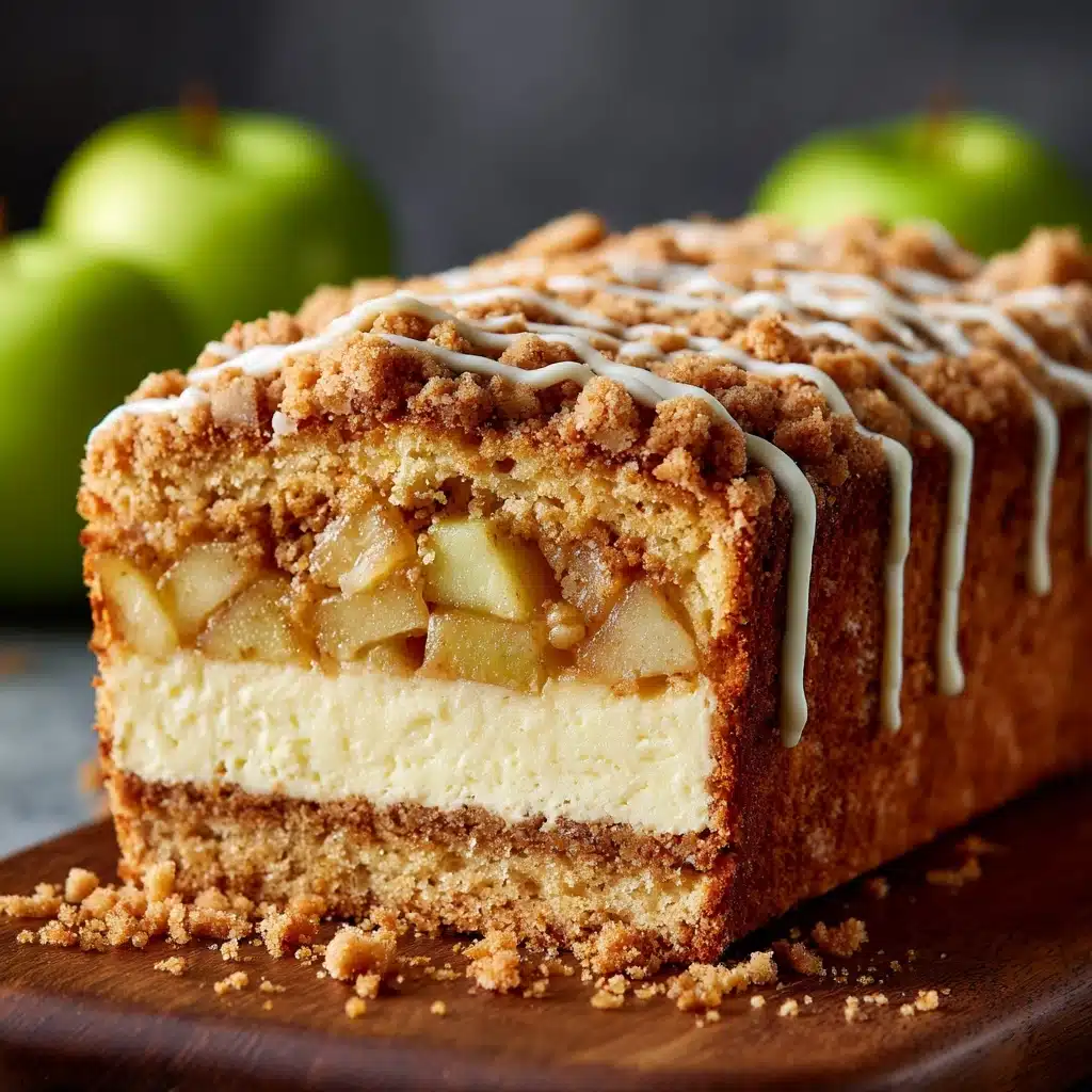 Apple Crisp Cheesecake Bread Recipe - Recipe Image