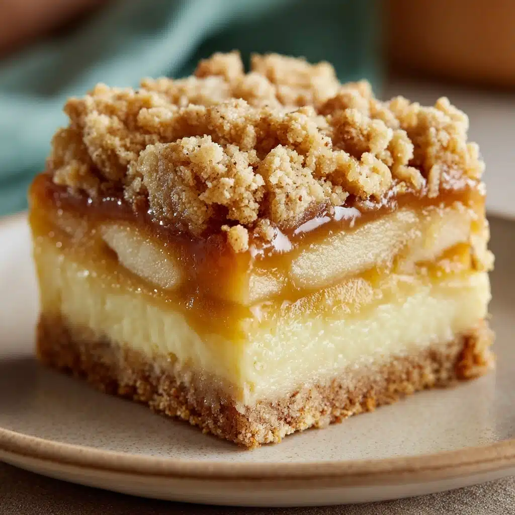 Salted Caramel Apple Crumble Bars Fall Treat Recipe - Recipe Image