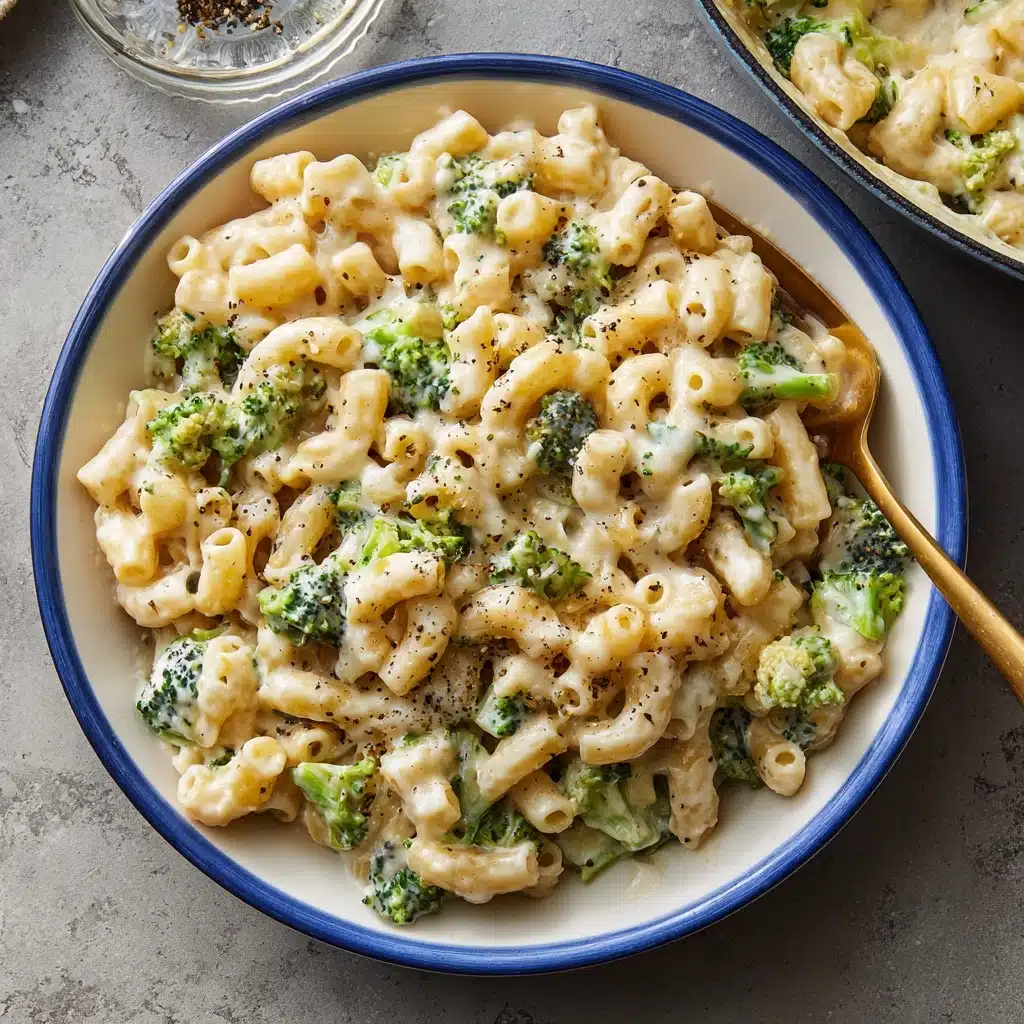 Cheesy and Creamy Broccoli Pasta Recipe - Recipe Image