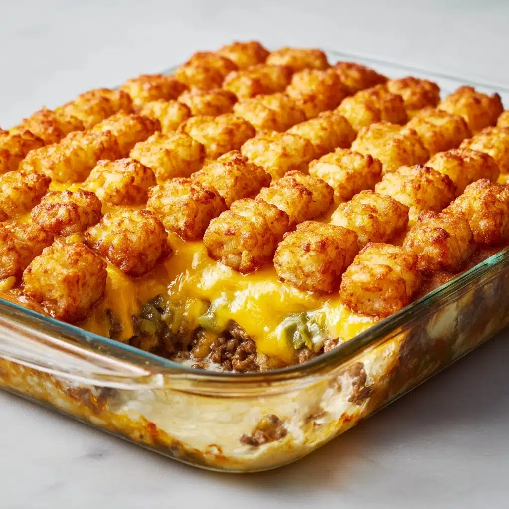 The BEST Tater Tot Casserole Recipe - Recipe Image