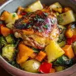 Roasted Garlic Chicken and Vegetables Recipe