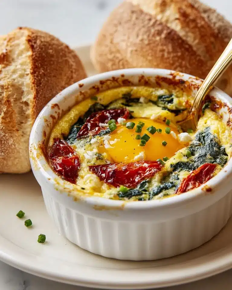 Baked Feta Eggs Recipe