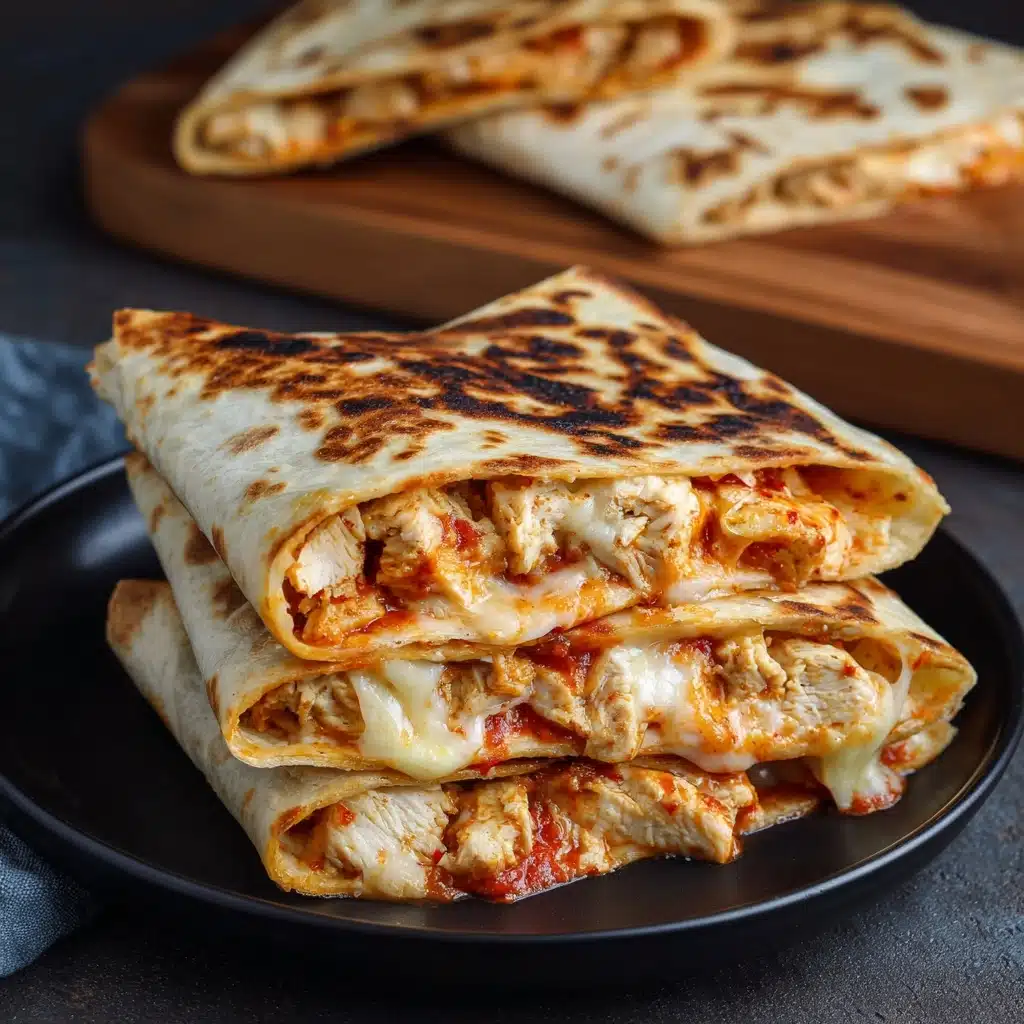 Chicken and Pepperoni Pizza Melts Recipe - Recipe Image