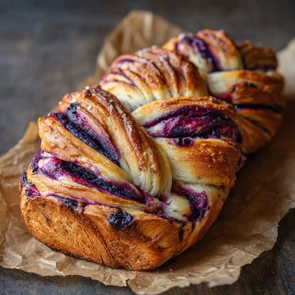 Blueberry Cream Cheese Babka Recipe - Recipe Image