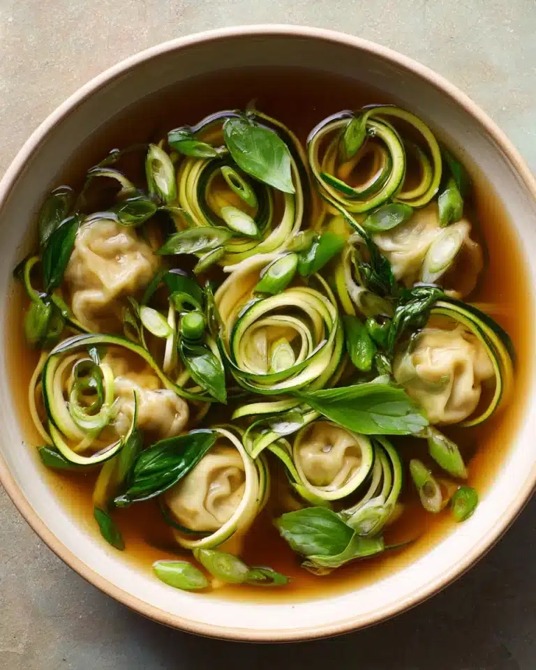 Gyoza Soup (Japanese Dumpling Soup) Recipe