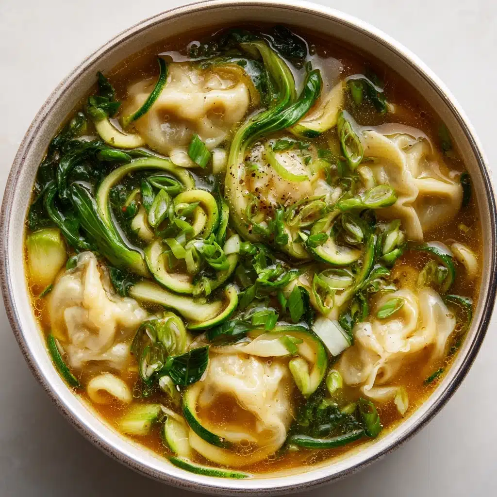 Gyoza Soup (Japanese Dumpling Soup) Recipe - Recipe Image