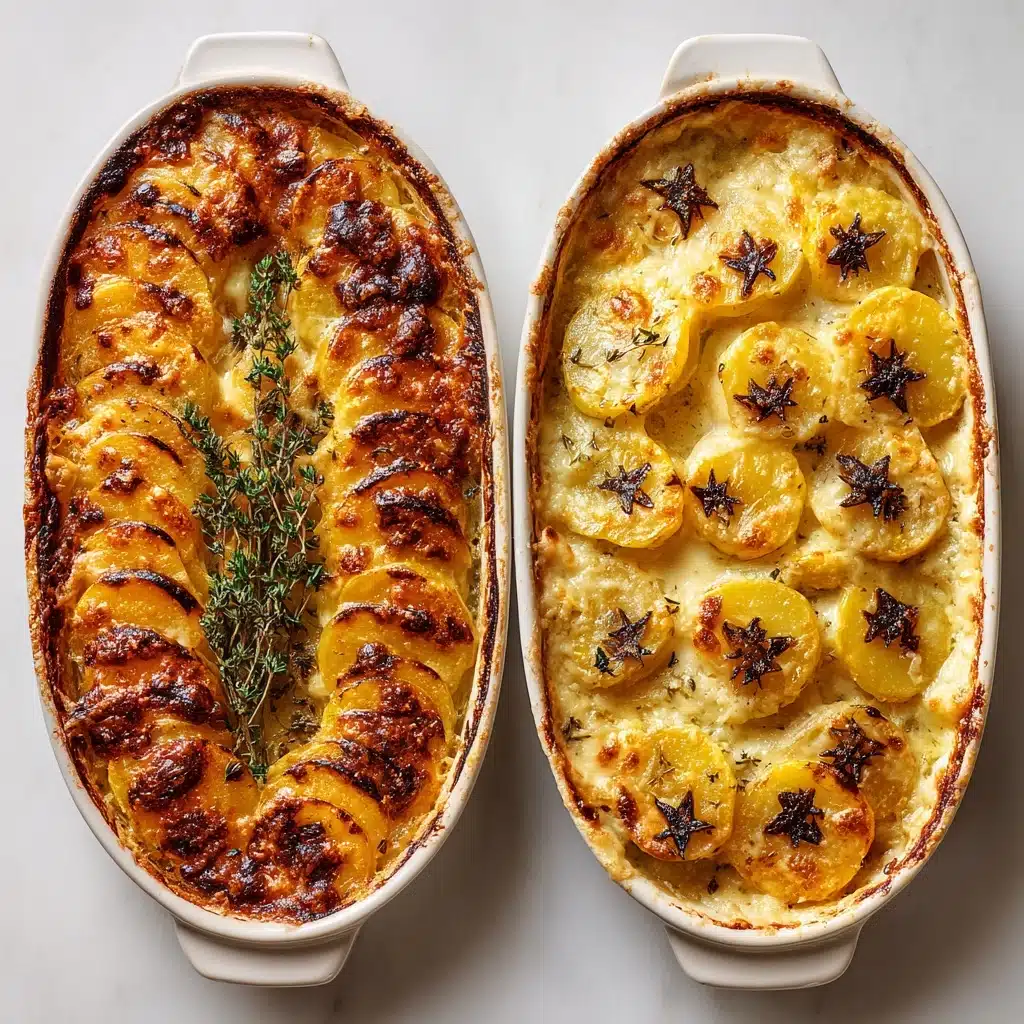 Cheesy Garlic Potatoes Gratin Recipe 4 Cheesy Garlic Potatoes Gratin Recipe - Recipe Image
