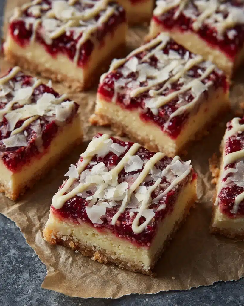 Raspberry Coconut Bars Recipe