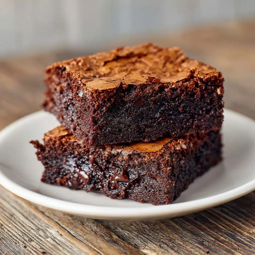 Super Easy Fudge Brownie Recipe 4 Super Easy Fudge Brownie Recipe - Recipe Image