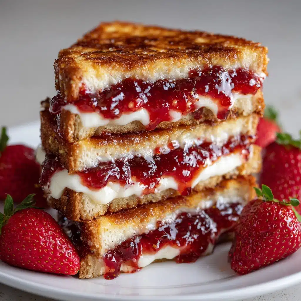 Fried Strawberry Cheesecake Sandwiches Recipe - Recipe Image