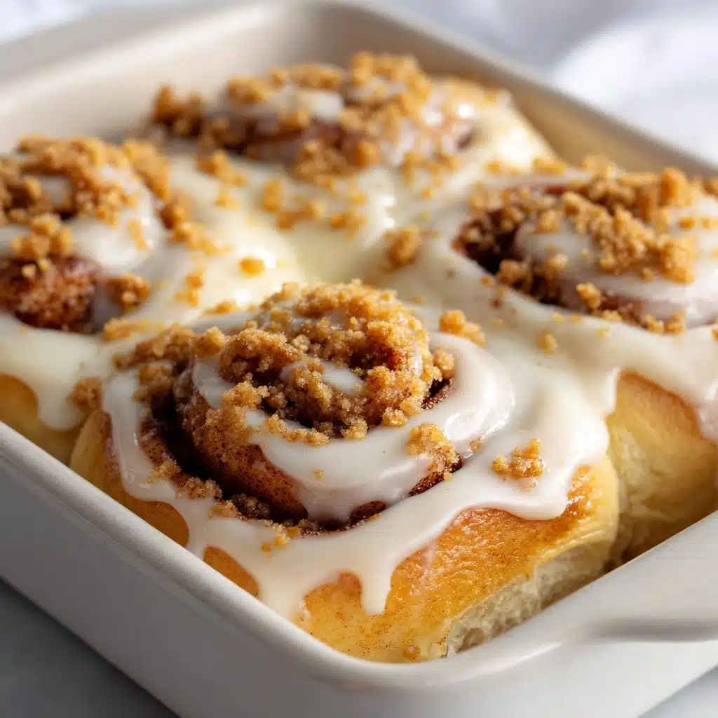 Peach Cobbler Cinnamon Rolls Recipe 5 Peach Cobbler Cinnamon Rolls Recipe - Recipe Image
