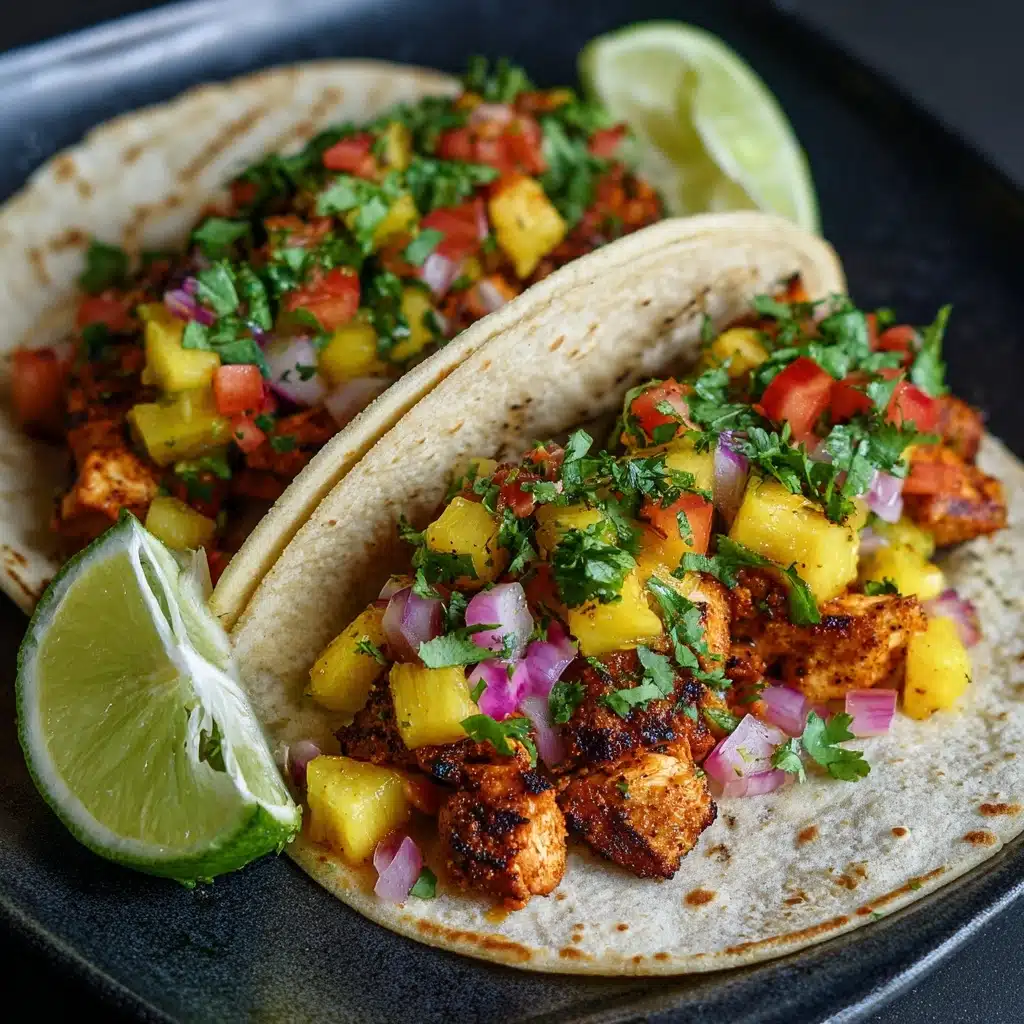 Pineapple Chicken Tacos Recipe - Recipe Image