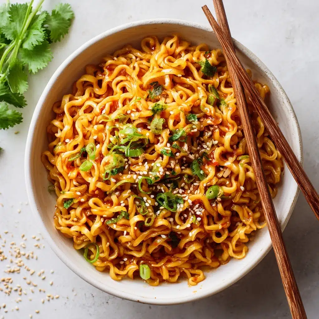 Saucy Gochujang Noodles with Chicken Recipe - Recipe Image