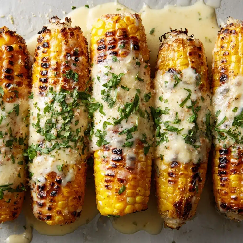 Cheesy Garlic Butter Corn on the Cob Recipe 4 Cheesy Garlic Butter Corn on the Cob Recipe - Recipe Image