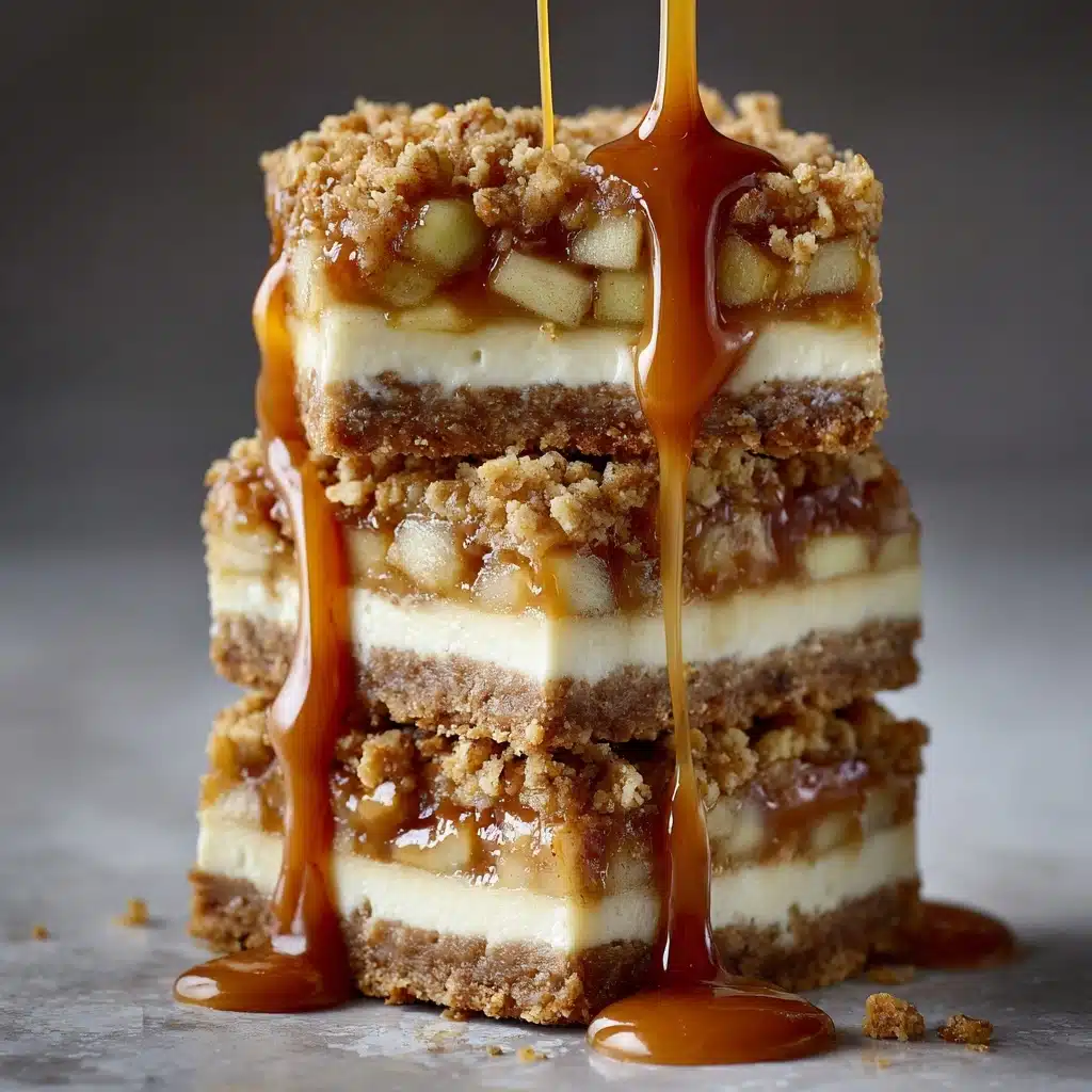 Caramel Apple Cheesecake Bars Recipe - Recipe Image