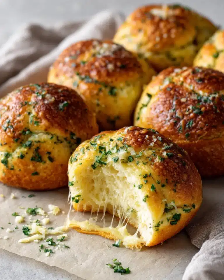 Cheesy Garlic Rolls Recipe