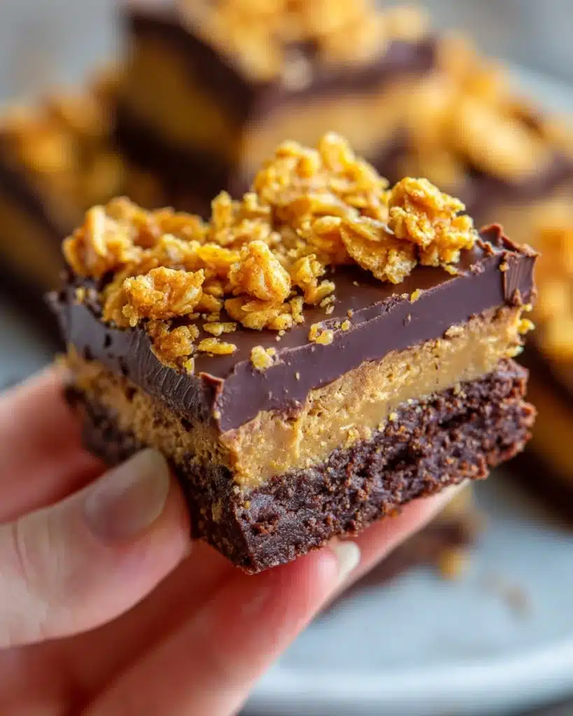Peanut Butter Crunch Brownies Recipe