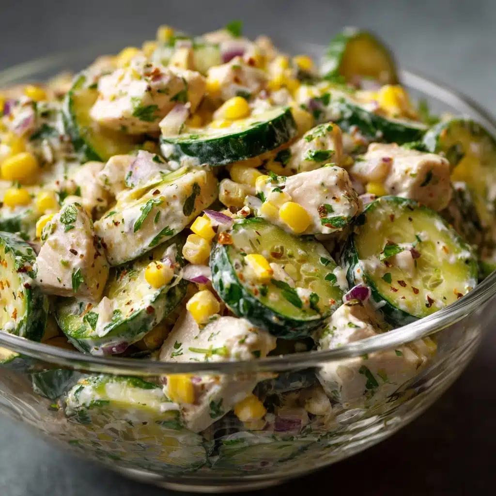 Street Corn Creamy Cucumber Salad Recipe 4 Street Corn Creamy Cucumber Salad Recipe - Recipe Image