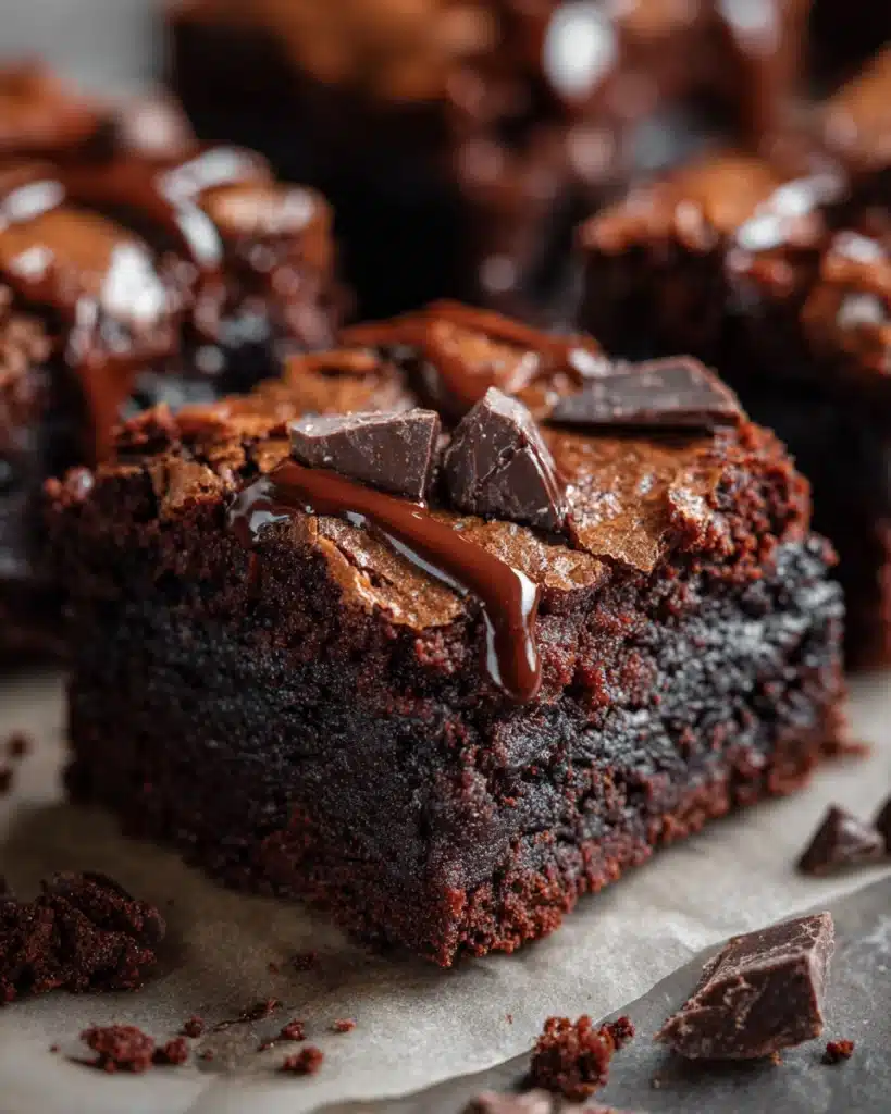 Flourless Double Chocolate Cottage Cheese Brownies Recipe