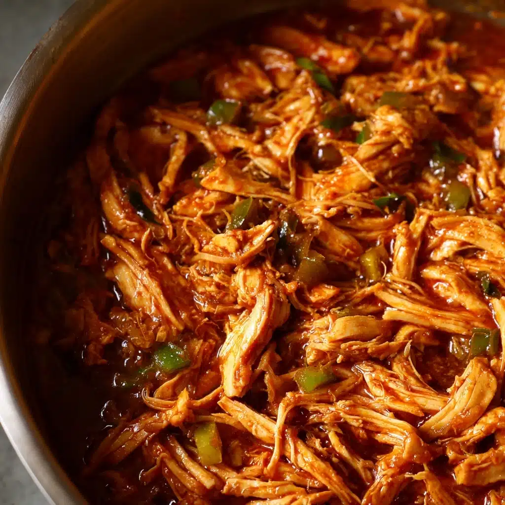 Slow-Cooker Cherry Cola Pulled Chicken Recipe - Recipe Image