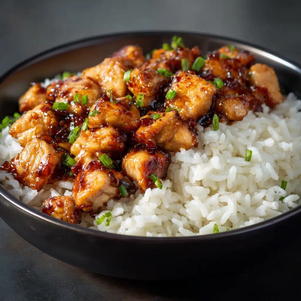 Honey BBQ Chicken Rice Recipe - Recipe Image