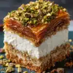 Honey Pistachio Baklava Cheesecake Recipe