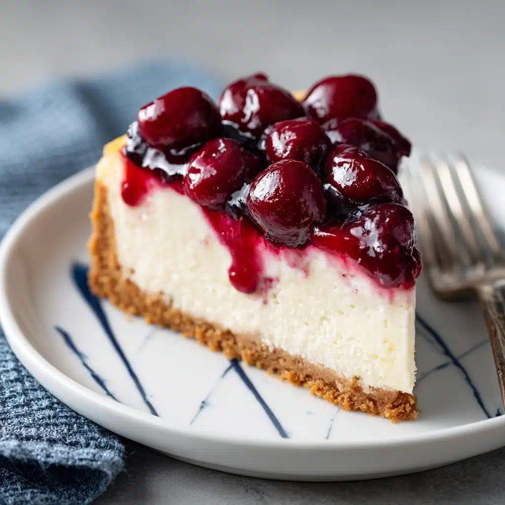 Classic Cherry Cheesecake Recipe - Recipe Image