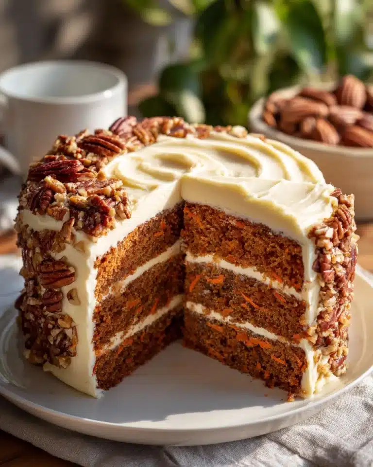 Carrot Cake Cheesecake Recipe – Easy Holiday Dessert Recipe