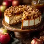 Salted Caramel Apple Pie Cheesecake Recipe