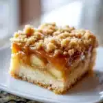 Salted Caramel Apple Crumble Bars Fall Treat Recipe