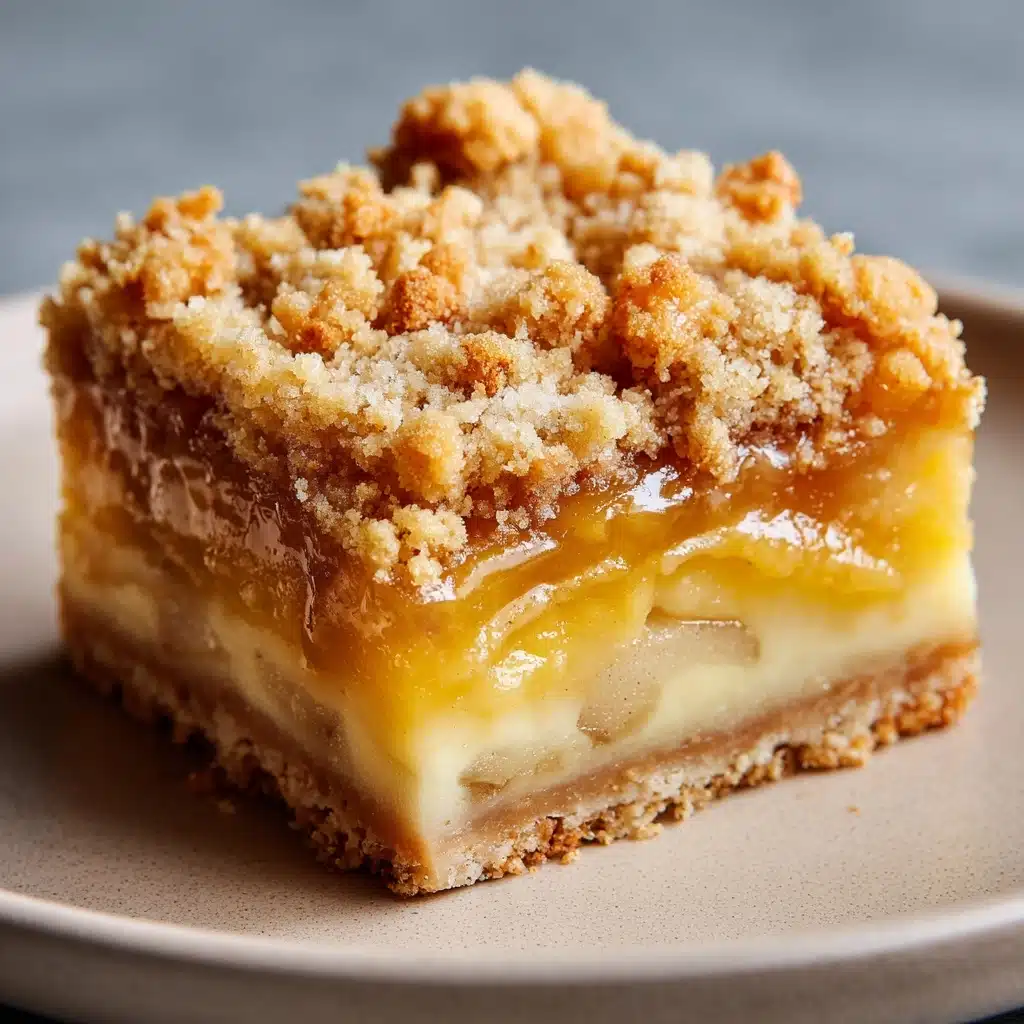 Salted Caramel Apple Crumble Bars Fall Treat Recipe - Recipe Image