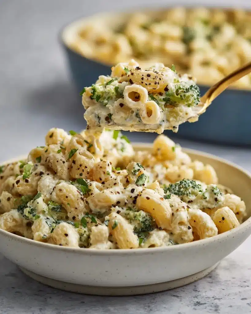 Cheesy and Creamy Broccoli Pasta Recipe