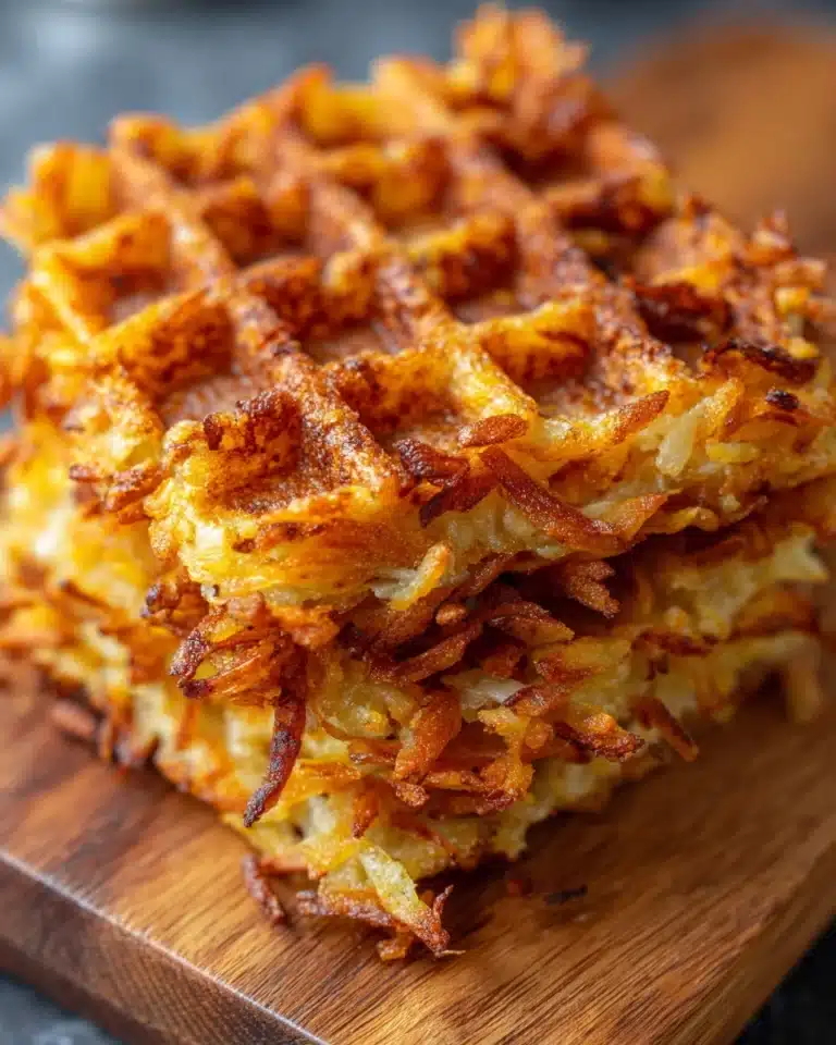Healthy Hashbrown Chaffle Recipe