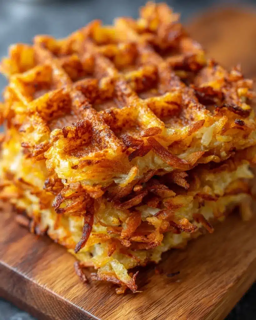 Healthy Hashbrown Chaffle Recipe