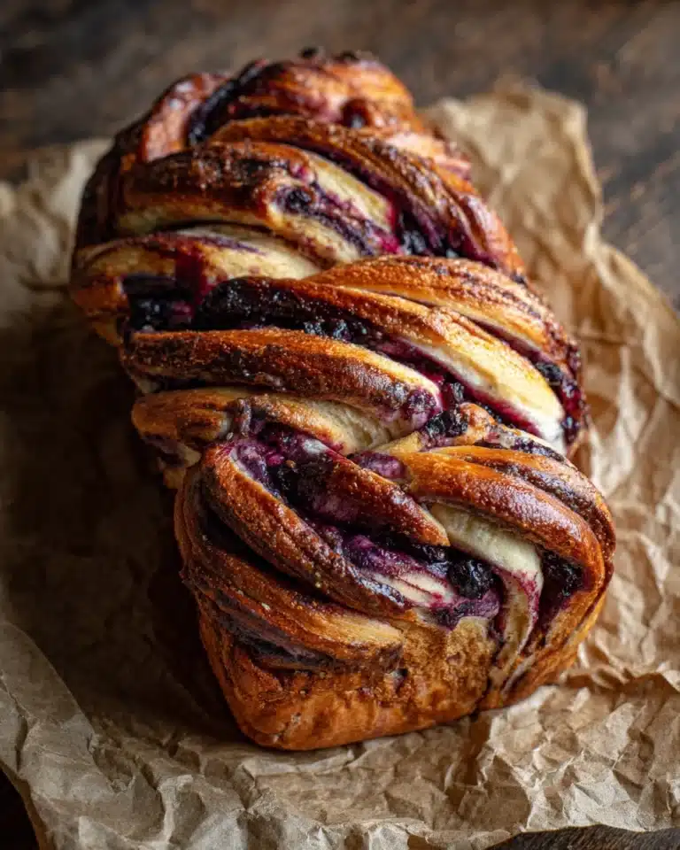 Blueberry Cream Cheese Babka Recipe