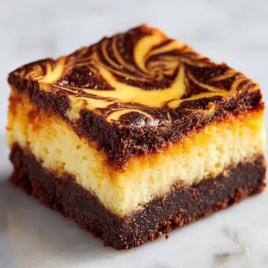 Pumpkin Chocolate Cheesecake Bars Recipe - Recipe Image