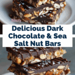 Dark Chocolate and Sea Salt Nut Bars Recipe