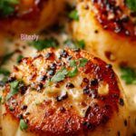 Buttery Garlic Seared Scallops Recipe