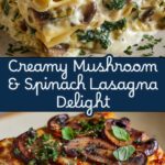 Mushroom and Spinach Lasagna Recipe