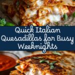 Italian Quesadillas Recipe